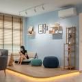 Japandi Apartment - Henderson Road  | Products Seen: [Chimo – Small / Medium, Rosberg Sofabed & Idona Shelf]